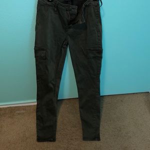 Woman’s size 0 high rise green jeggings